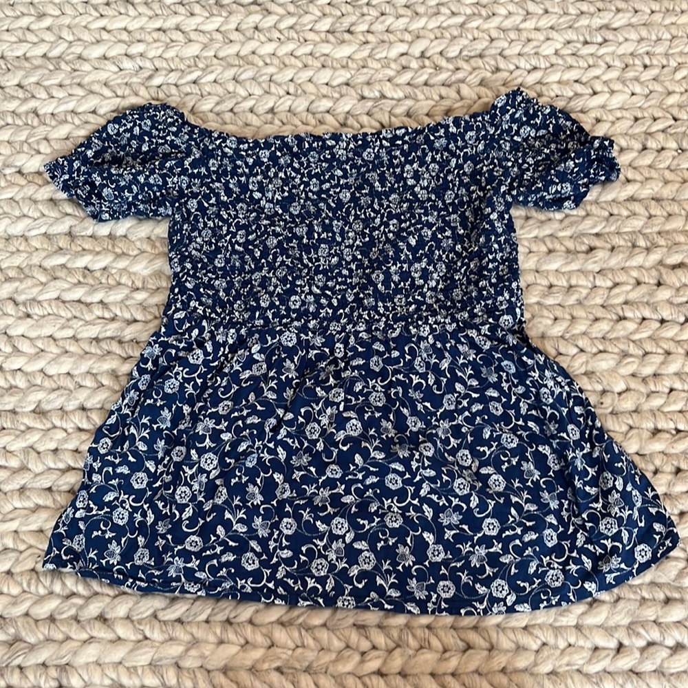 Off the shoulder top.